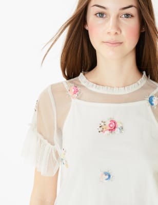 m&s flower girl dresses