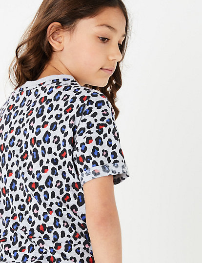 All Over Leopard Print T-Shirt (3-16 Years)