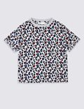 All Over Leopard Print T-Shirt (3-16 Years)