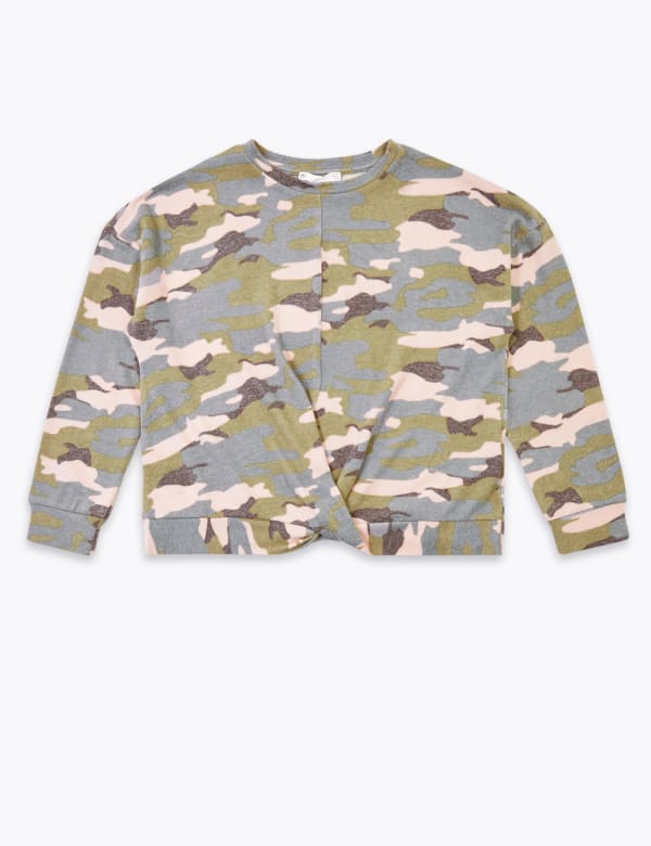 Camouflage Sweatshirt (6-16 Yrs)