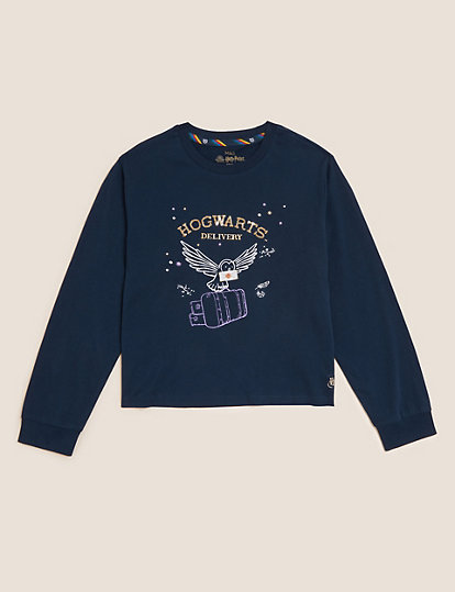 Harry Potter™ Pure Cotton Sequin Top (2-16 Yrs)