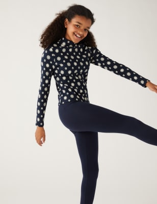 

Girls M&S Collection Cotton Rich Floral Top (6-16 Yrs) - Navy, Navy