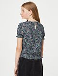 Floral Blouse Top (6-16 Yrs)