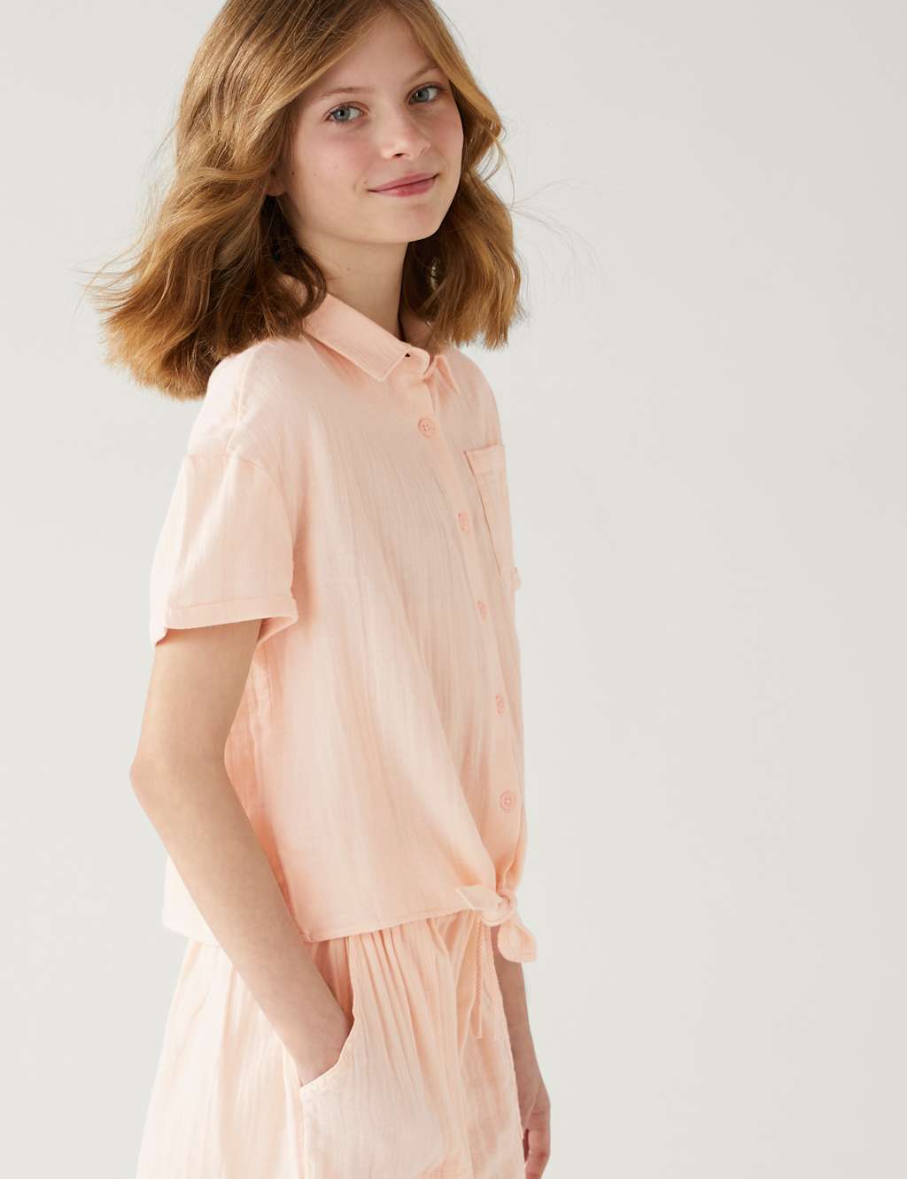 Pure Cotton Blouse (6-16 Yrs) image 2