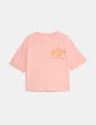 Pure Cotton Squeeze The Day Graphic T-Shirt (6-16 Yrs)