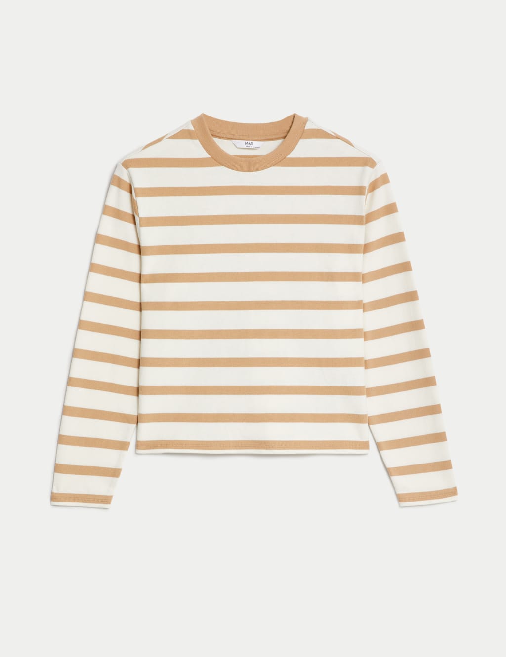 Pure Cotton Striped Top (6-16 Yrs) image 2