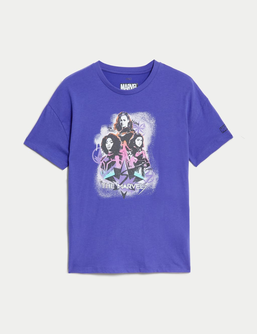 Pure Cotton Marvel™ Slogan Print T-Shirt (6-16 Yrs) image 2