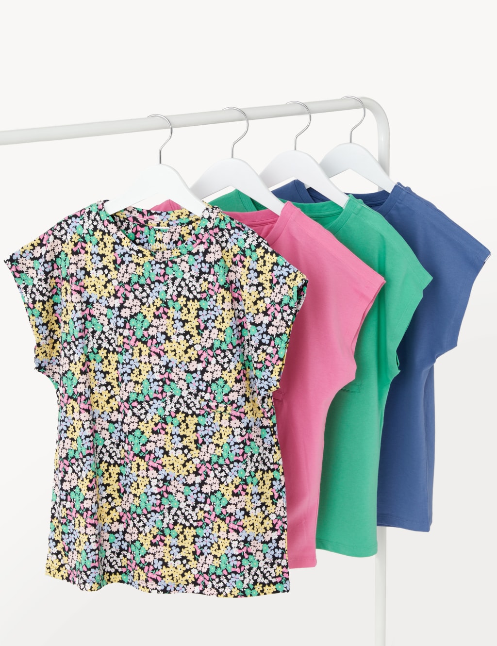 4pk Adaptive Pure Cotton T-Shirts (2-16 Yrs)