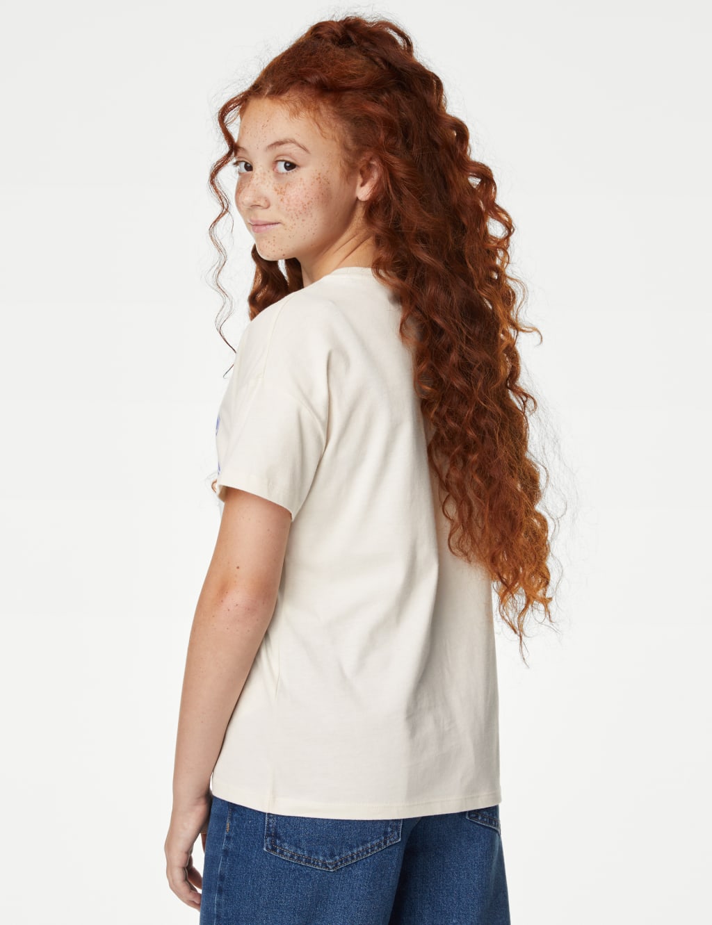 Pure Cotton Sequin Dolphin T-Shirt (6-16 Yrs) image 4