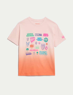 Pure Cotton Marvel™ Print T-Shirt (6-16 Yrs)