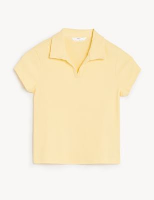Cotton Rich Ribbed T-Shirt (6-16 Yrs)