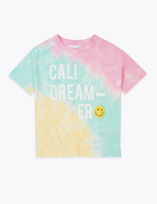Pure Cotton Cali Dreamer Slogan T Shirt Girls Pure Cali Perfume | Girls Buy