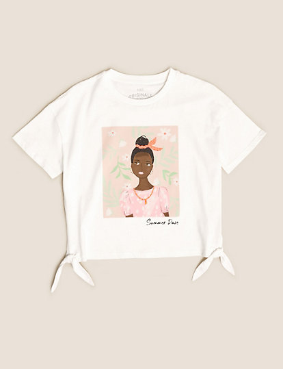 Pure Cotton Girl Gem T-Shirt (6-16 Yrs)