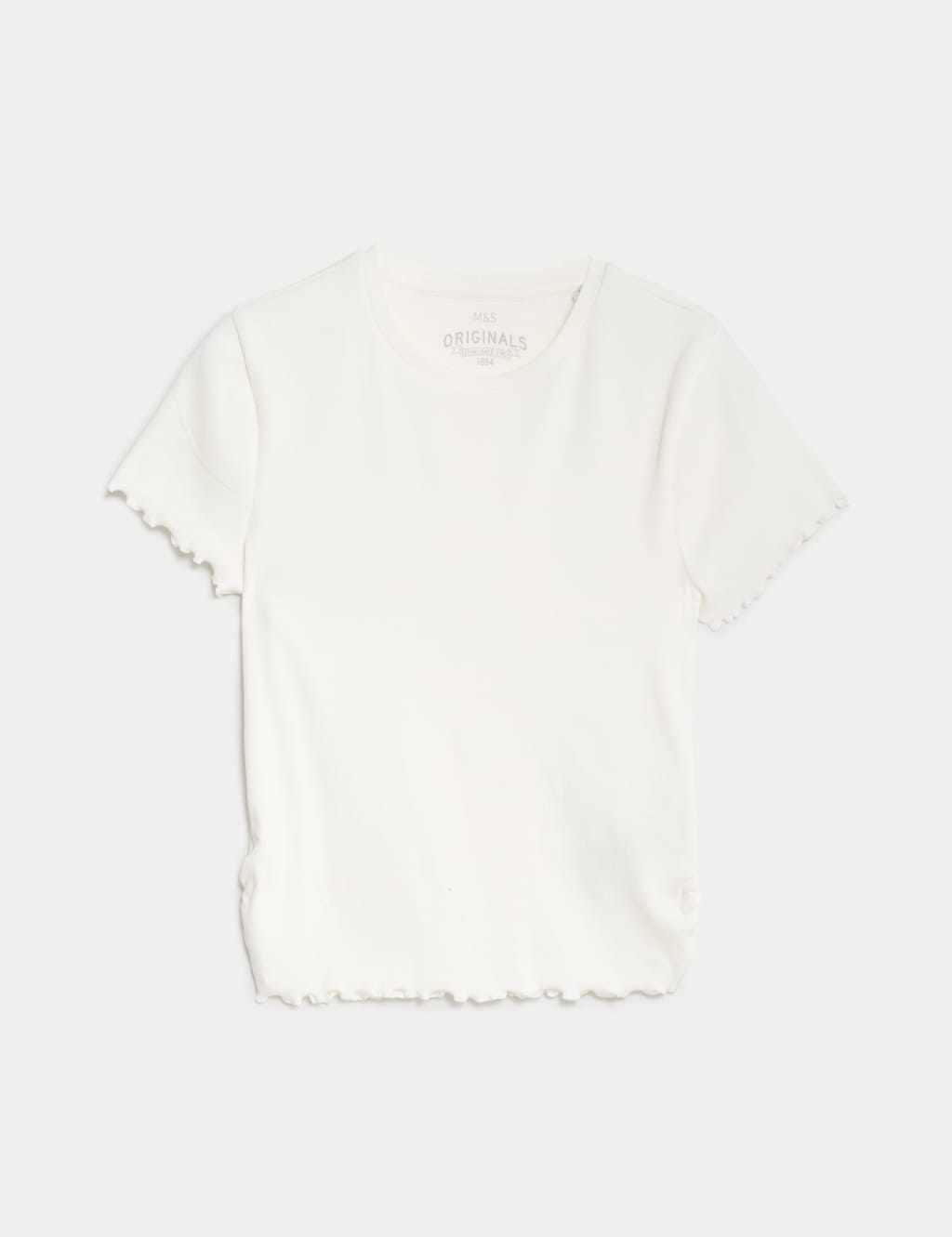 Cotton Rich Ruched T-Shirt (6-16 Yrs) image 2