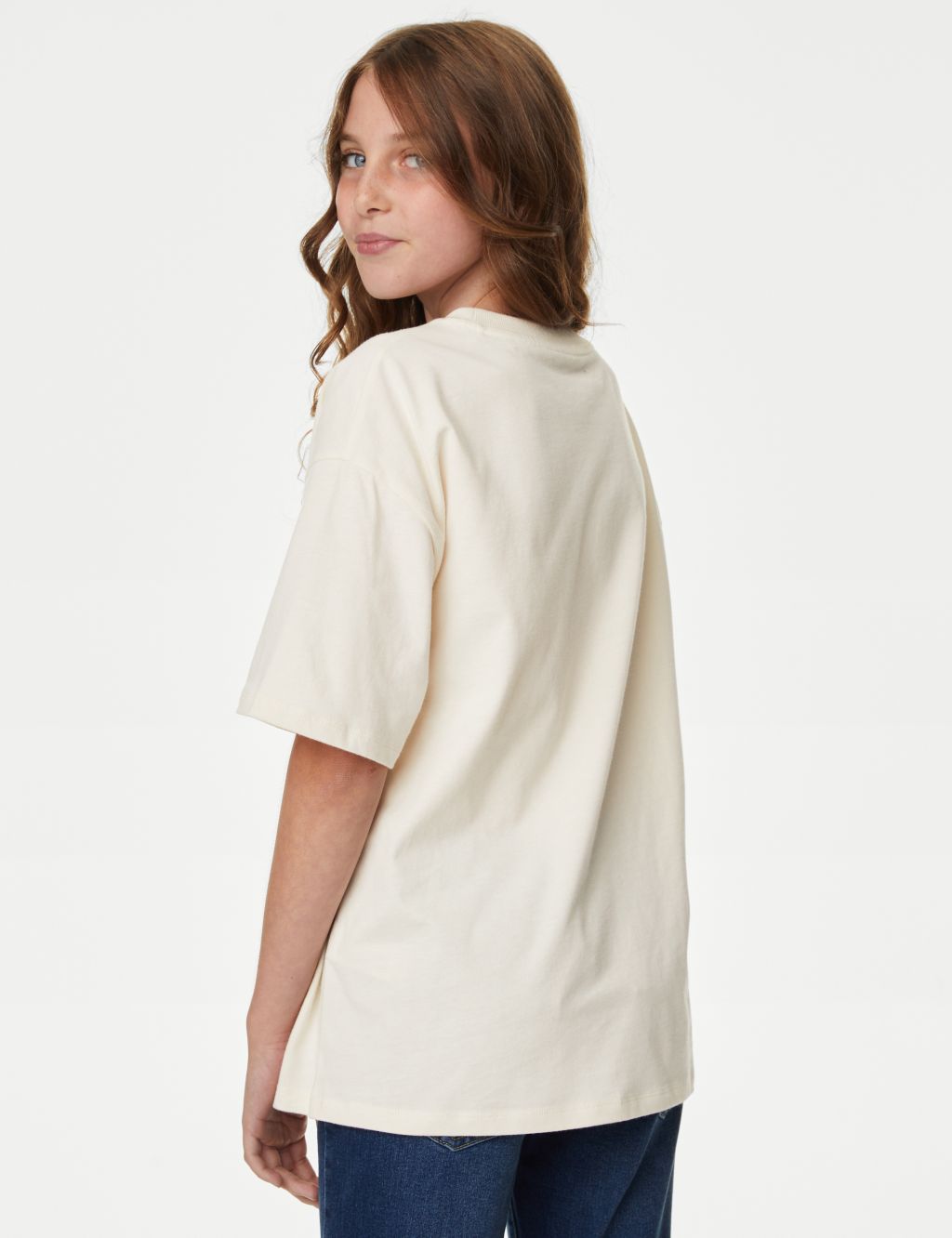 Pure Cotton Sequin Slogan T-Shirt (6-16 Yrs) image 4