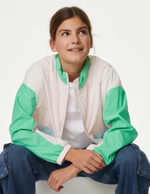 

Girls M&S Collection Colour Block Windbreaker (6-16 Yrs) - Pink Mix, Pink Mix