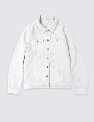 Pure Cotton Denim Jacket (3-16 Years) | M&S