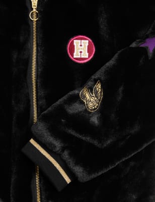 Harry Potter Faux Fur Bomber Jacket 2 16 Yrs