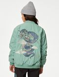 Embroidered Dragon Bomber (6-16 Yrs)