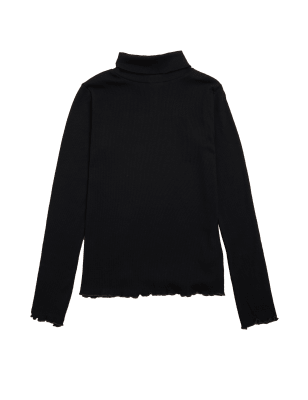 

M&S Collection Oberteil mit hohem Baumwollanteil (6-16 Jahre) - Black, Black