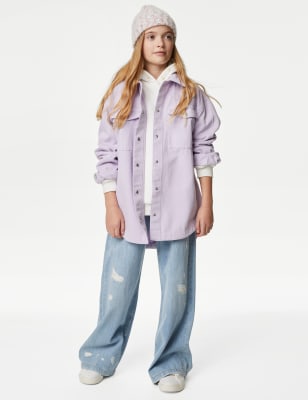 

Girls M&S Collection Denim Shacket (6-16 Yrs) - Lilac, Lilac