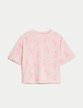 Pure Cotton Floral T-Shirt (6-16 Yrs)