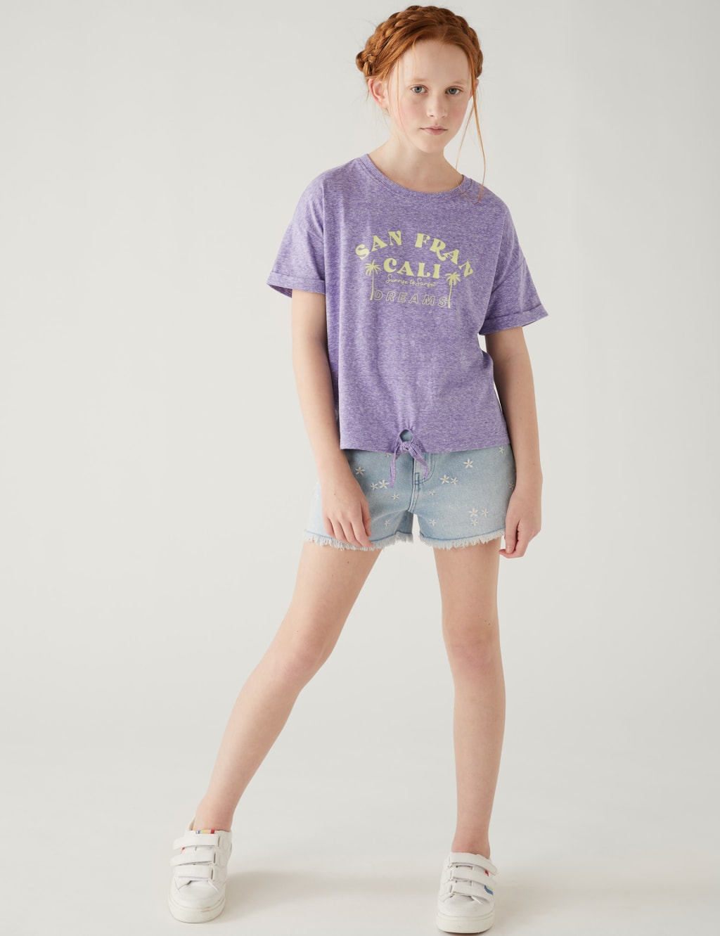 Cotton Blend California Slogan T-Shirt (6-16 Yrs) image 2