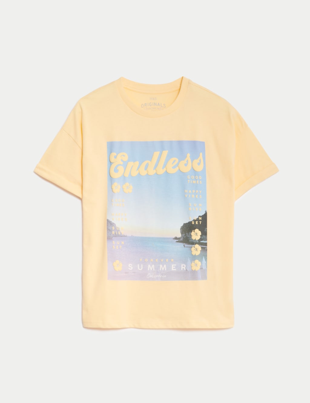 Pure Cotton Photographic Print T-Shirt (6-16 Yrs)