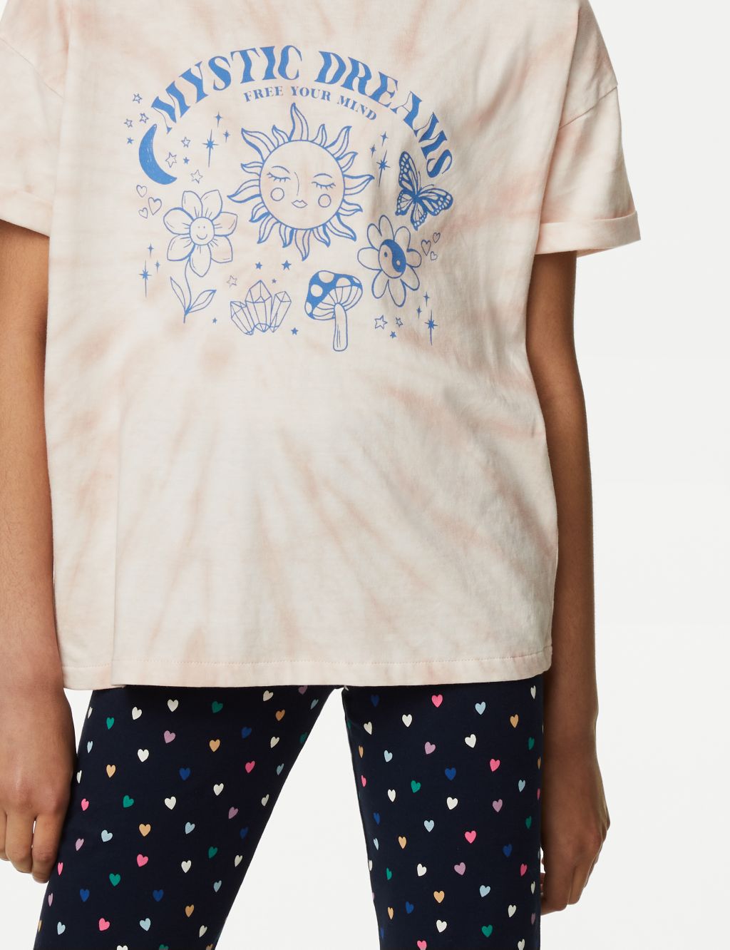 Pure Cotton Tie Dye Graphic T-Shirt (6-16 Yrs) image 3
