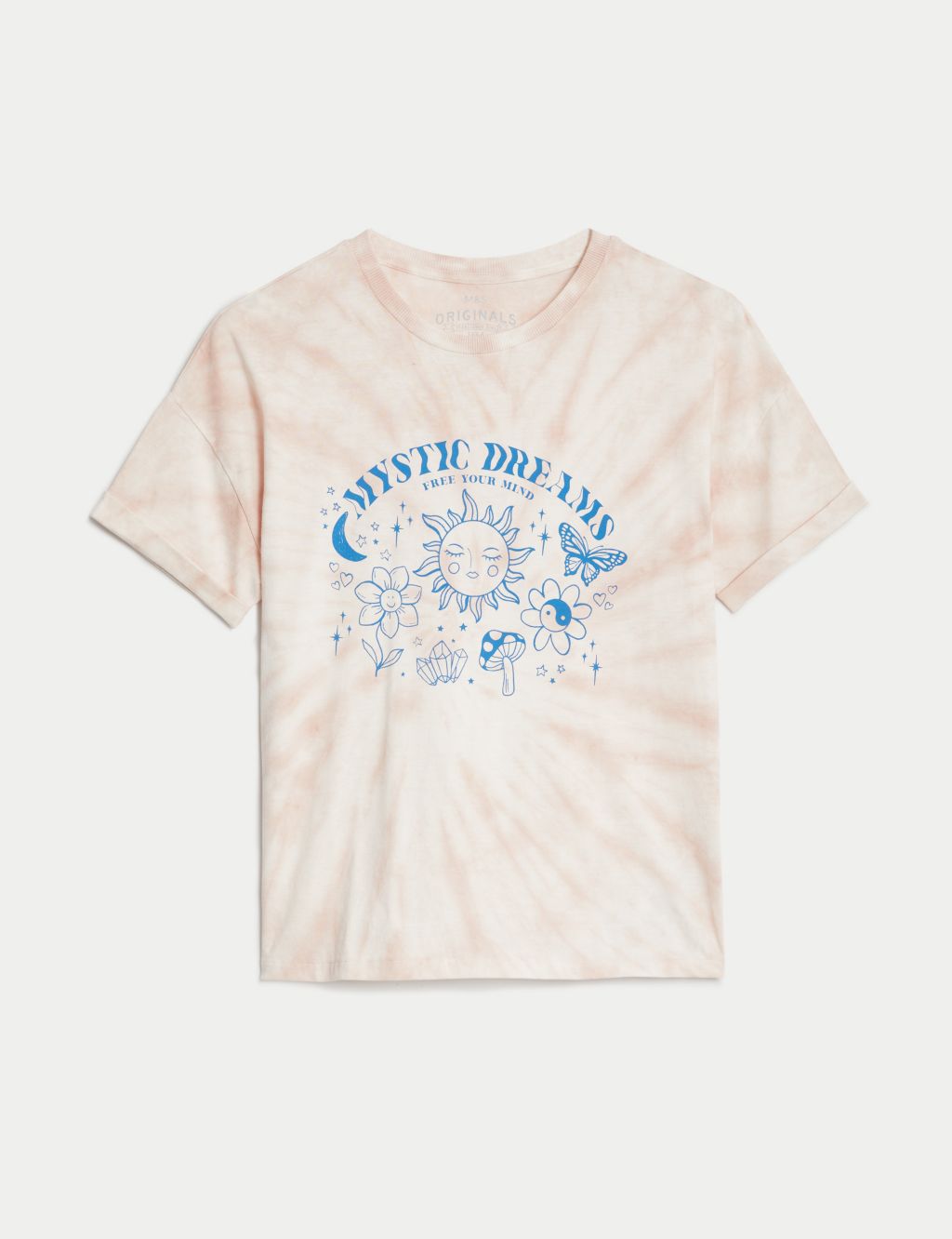 Pure Cotton Tie Dye Graphic T-Shirt (6-16 Yrs) image 2