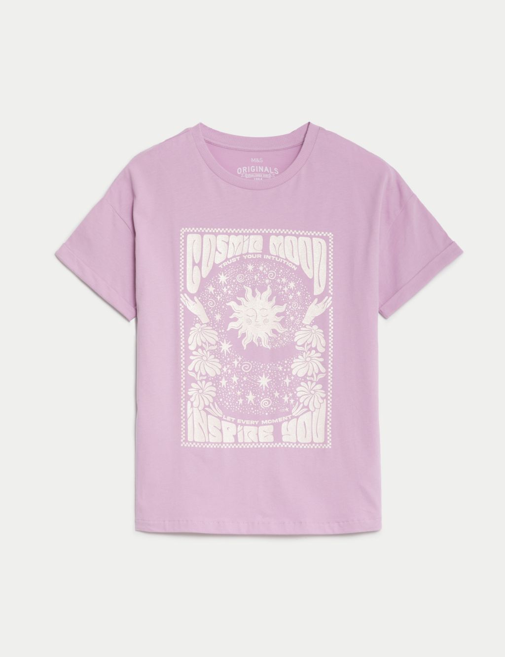 Pure Cotton Cosmic Graphic T-Shirt (6-16 Yrs) image 2