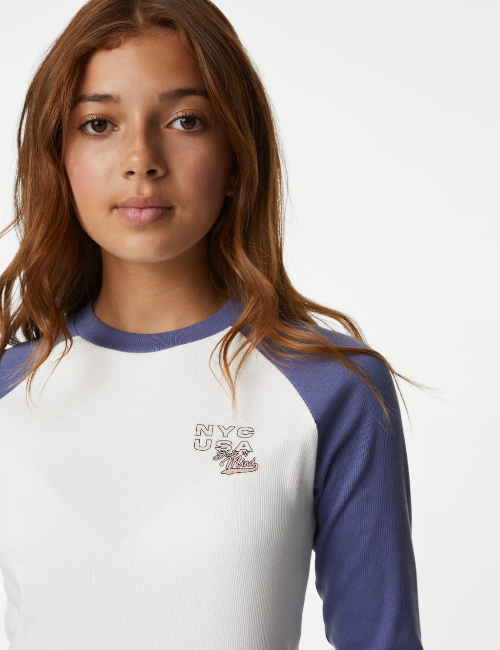 Cotton Rich Slogan Top (6-16 Yrs) image 1
