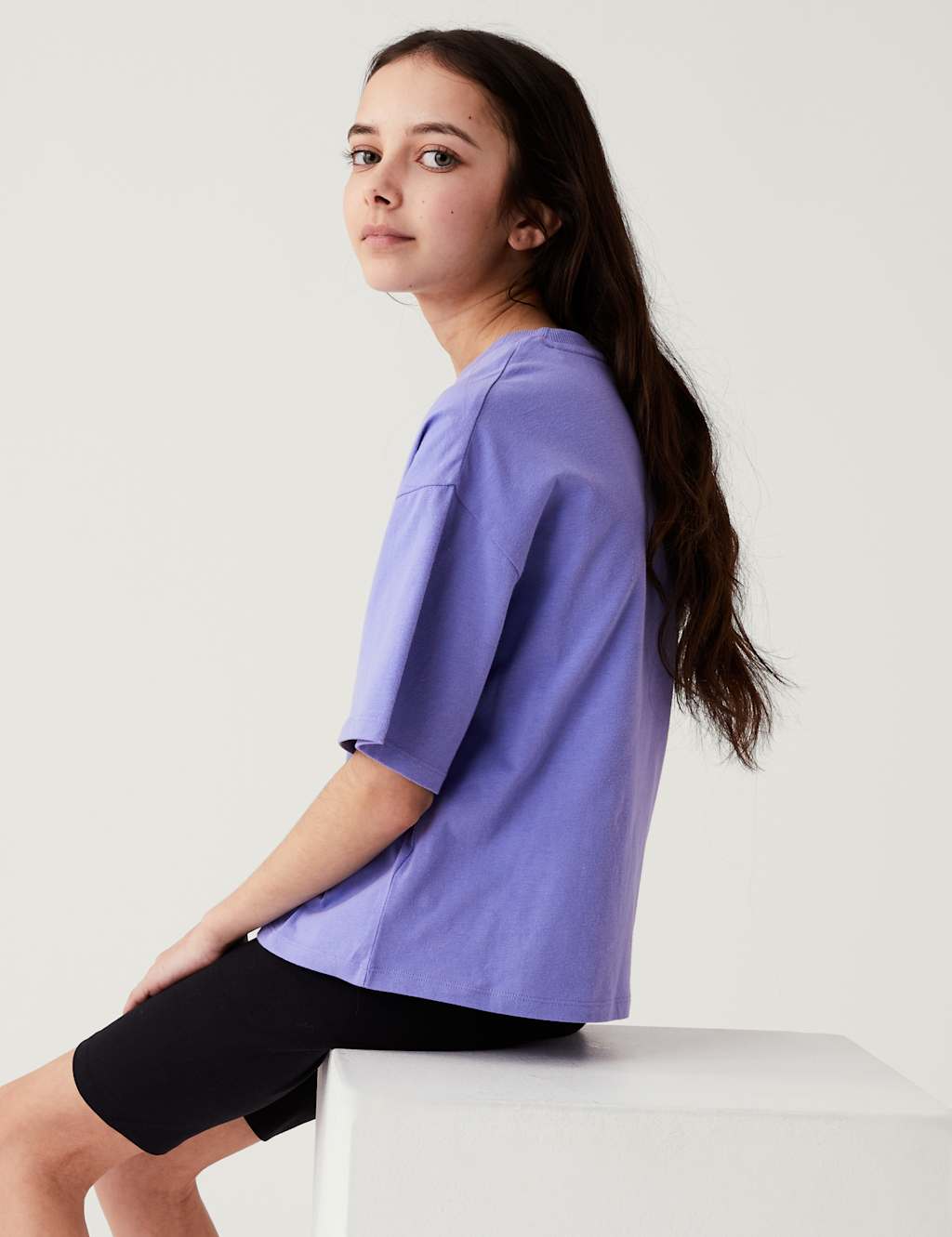 Pure Cotton Peace Slogan T-Shirt (6-16 Yrs) image 3