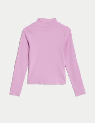 Cotton Rich Ribbed Top (6-16 Yrs)