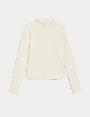 Cotton Rich Ribbed Top (6-16 Yrs)