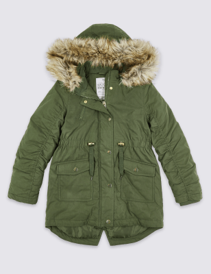 marks and spencer girls coats