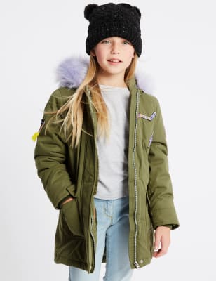 Girls Coats & Jackets - Leather & Winter Coats for Girls | M&S