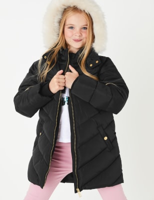 marks and spencer girls coats