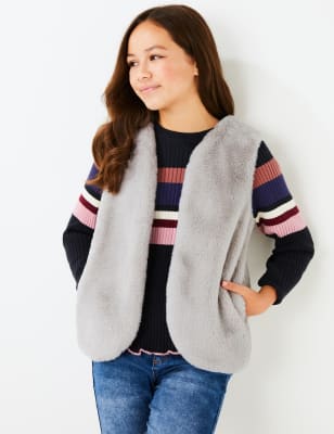 Vesta z&nbsp;uměl&eacute; kože&scaron;iny (3&ndash;16&nbsp;let)