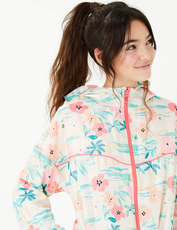 Stormwear™ Floral Print Jacket (6-16 Yrs)