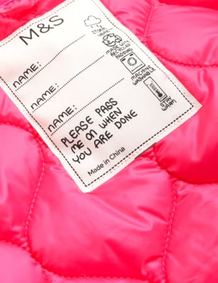 

Girls M&S Collection Lightweight Padded Gilet (6-16 Yrs) - Pink, Pink