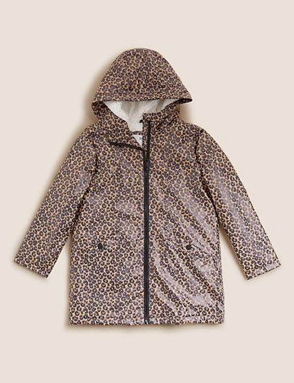 Stormwear™ Leopard Print Fisherman Coat (6-16 Yrs)