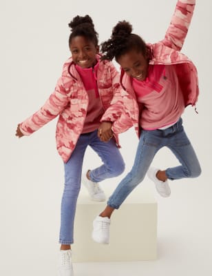 

Girls M&S Collection The Stormwear™ Camo Lightweight Padded Jacket (2-16 Yrs) - Pink, Pink