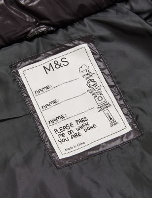 M&S Girls Stormwear  Hooded Padded Coat (6-16 Yrs)