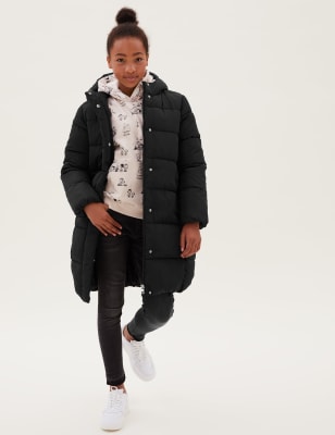 

Girls M&S Collection Stormwear™ Hooded Padded Coat (6-16 Yrs) - Black, Black