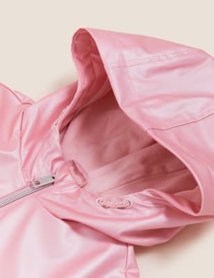 

M&S Collection Metallic-Regenmantel mit Stormwear™ (6-16 J.) - Pink, Pink