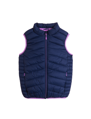 

Girls M&S Collection Stormwear™ Lightweight Padded Gilet (6-16 Yrs) - Navy, Navy