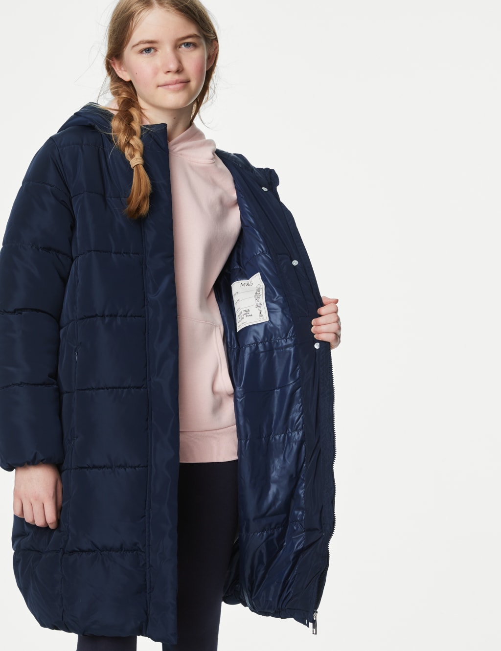 Stormwear™ Longline Padded Coat (6-16 Yrs) image 4