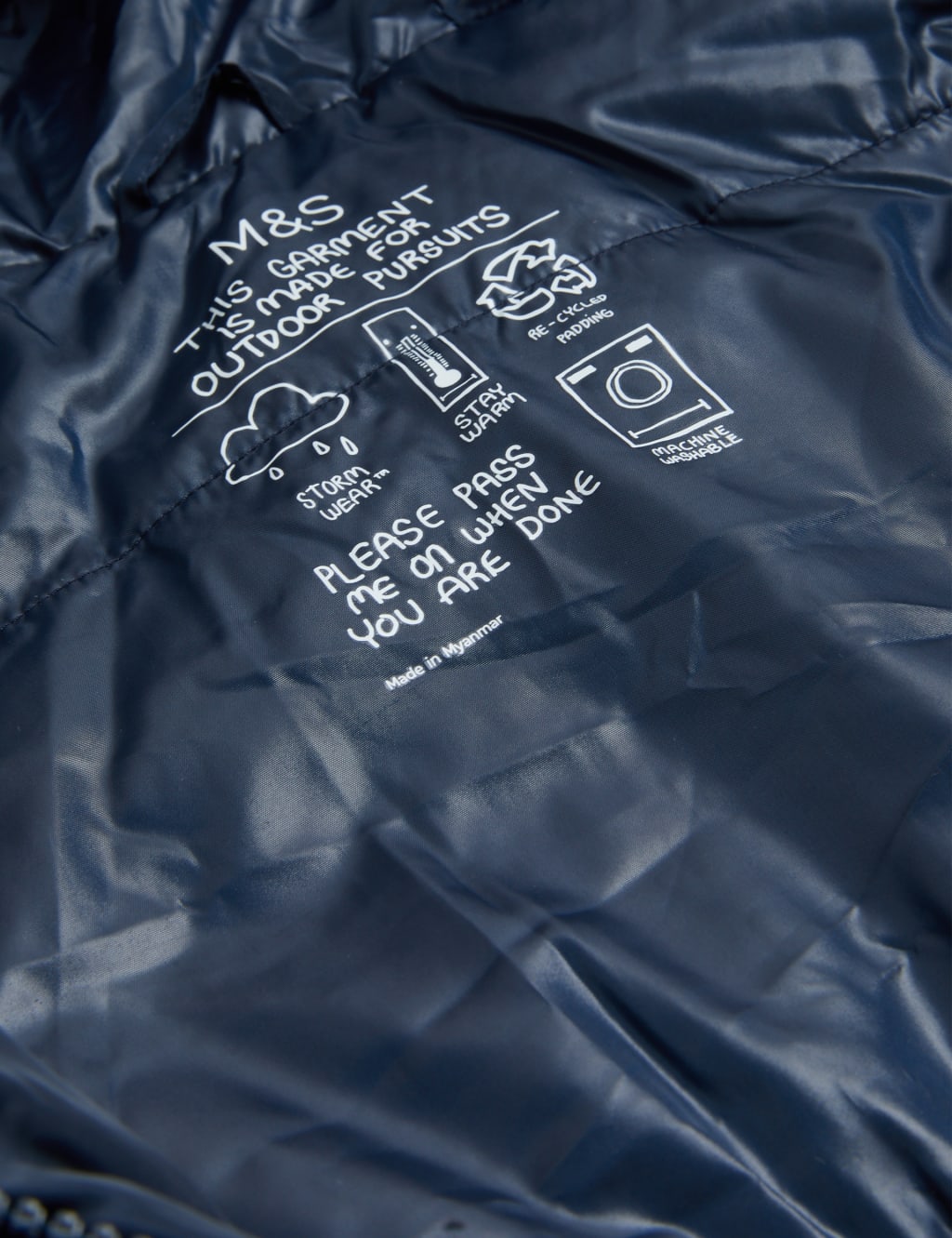 Stormwear™ Longline Padded Coat (6-16 Yrs) image 6