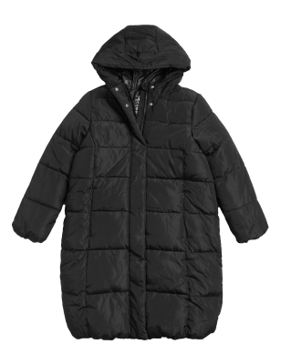 

M&S Collection Abrigo acolchado largo con Stormwear™ (6-16 años) - Black, Black